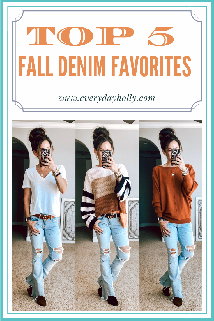 Top 5 Fall Denim Favorites