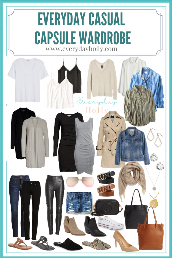 Everyday Casual Capsule Wardrobe