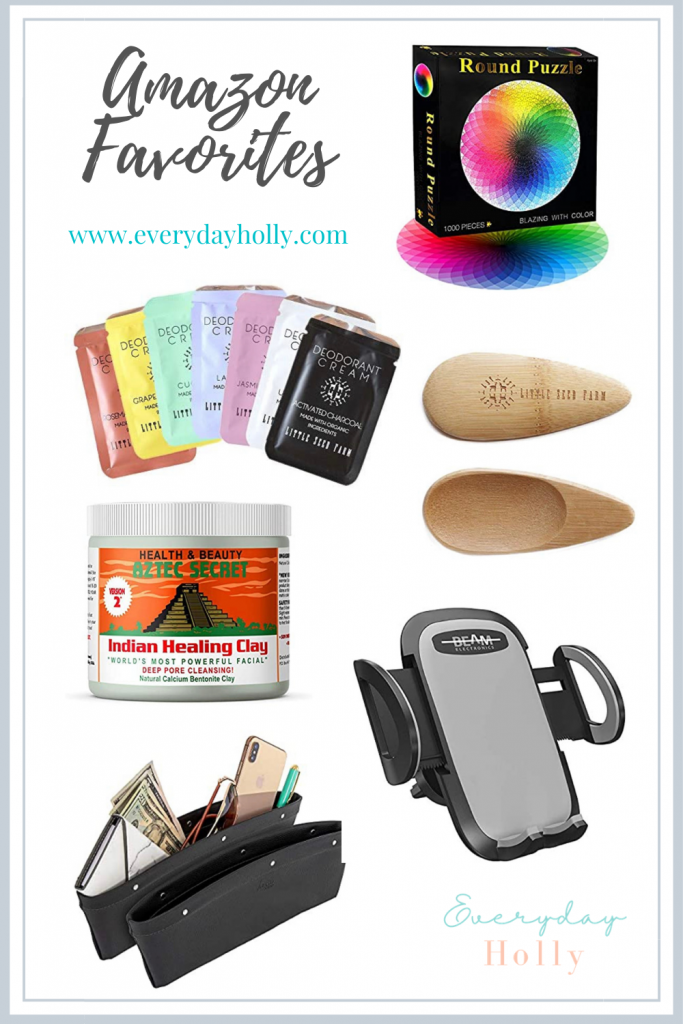 Amazon must have favorites!  The best natural deodorant, car must haves and a super fun family puzzle