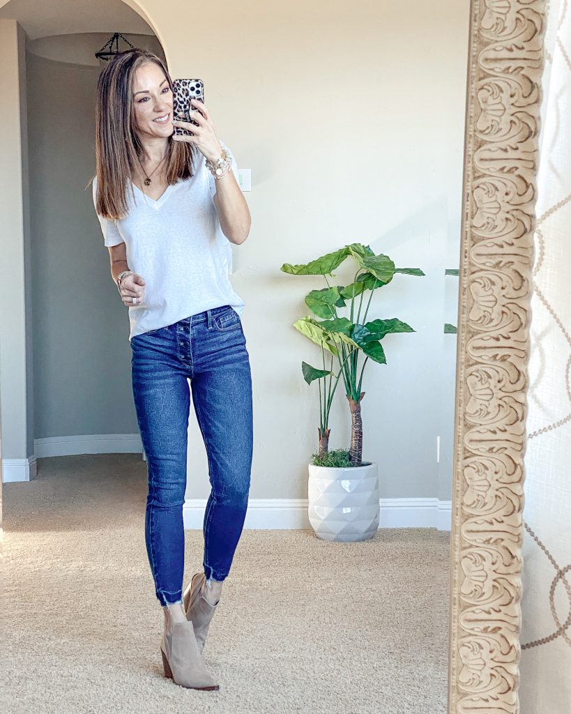 Old navy denim skinny jeans - perfect for petites.