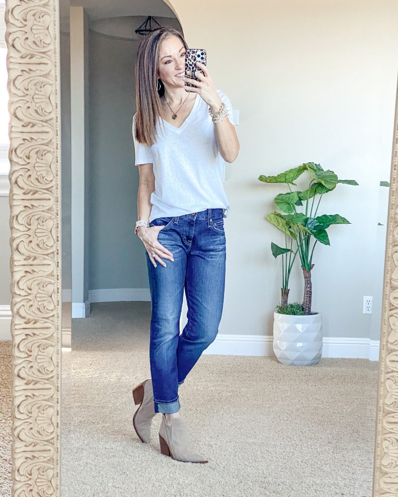 Straight leg denim perfect for petites - petite denim - over 40 denim style 