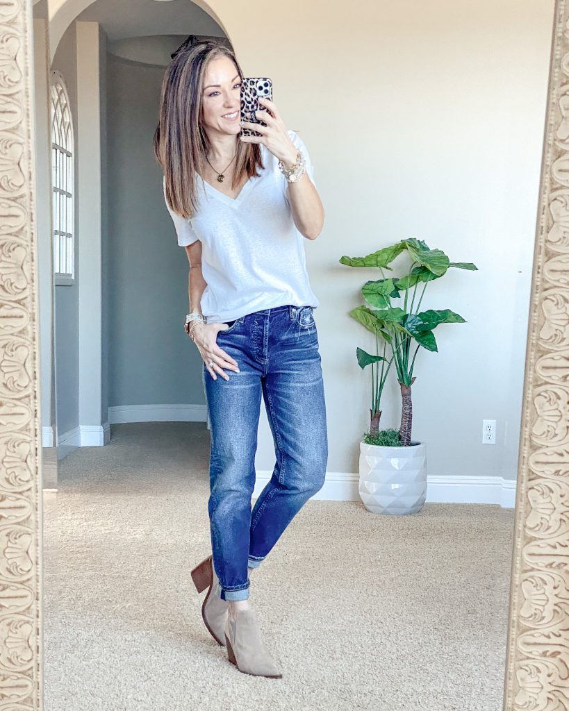 Straight leg denim perfect for petites - petite denim - over 40 denim style 