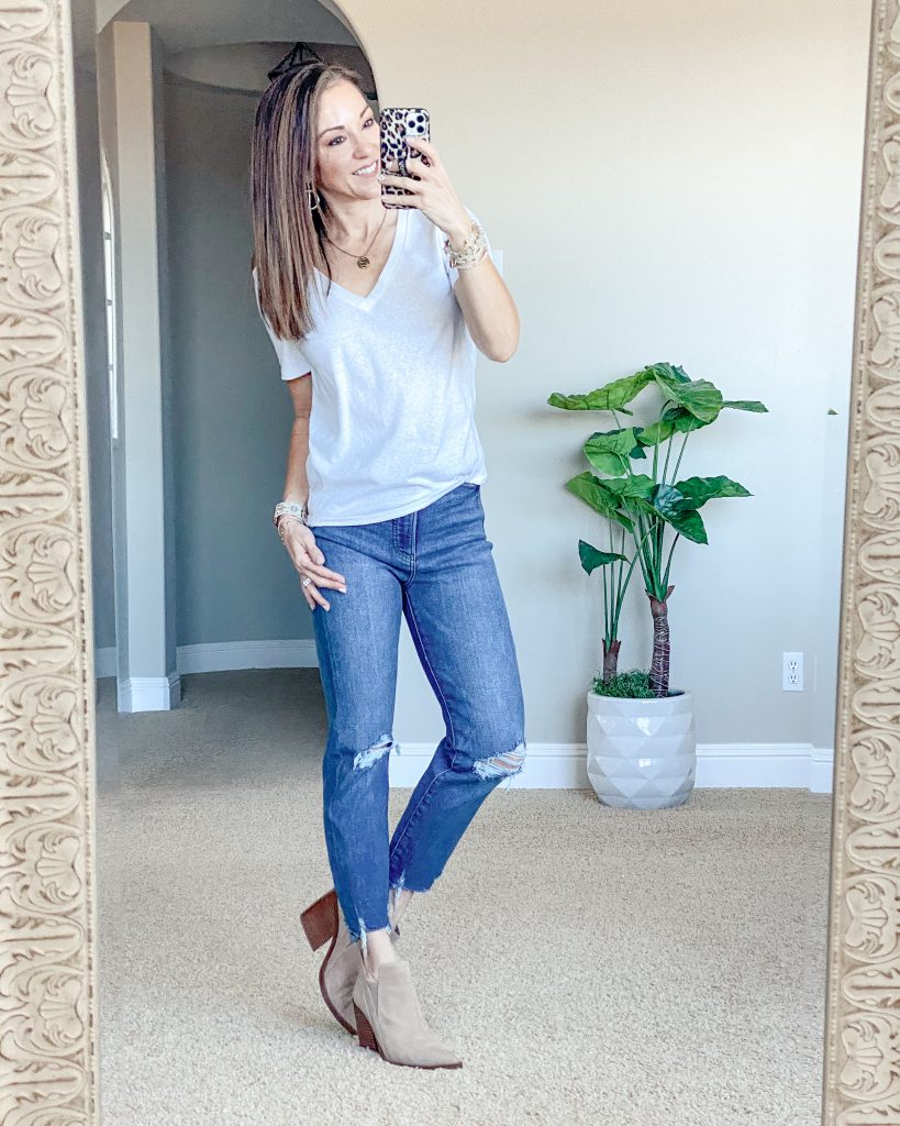 Super high rise Straight leg denim perfect for petites - petite denim - over 40 denim style 