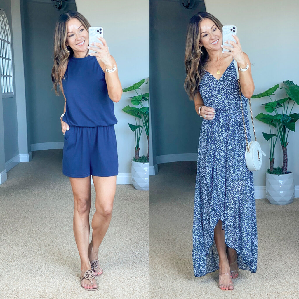 summer romper // summer maxi dress