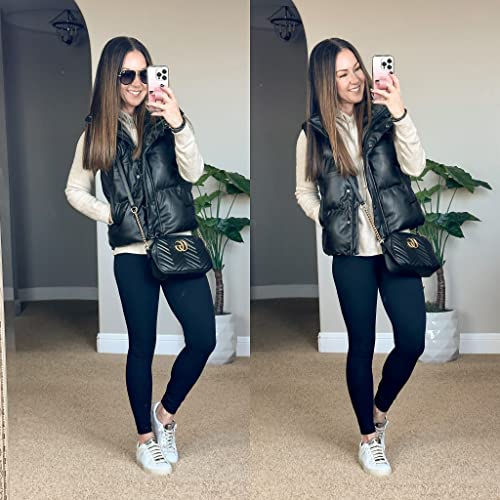 top 10 fashions, amazon fashion, winter style, leggings, puffer vest, long sleeve sweatshirt, womens socks, sneakers, everyday style, january top 10 