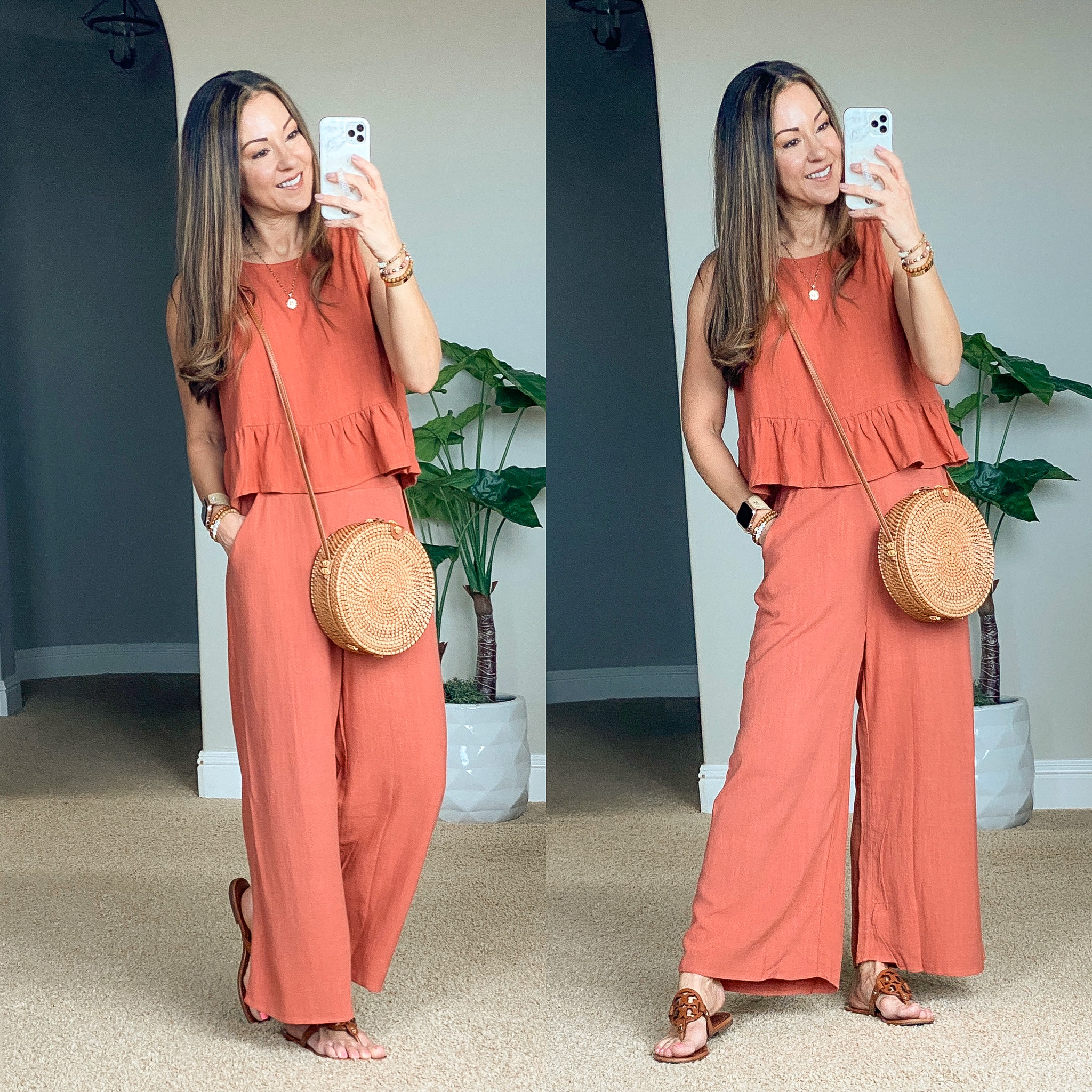 2 piece ruffle jumpsuit, sandals, crossbody bag, amazon fashion, top selling fashion item, best selling item 