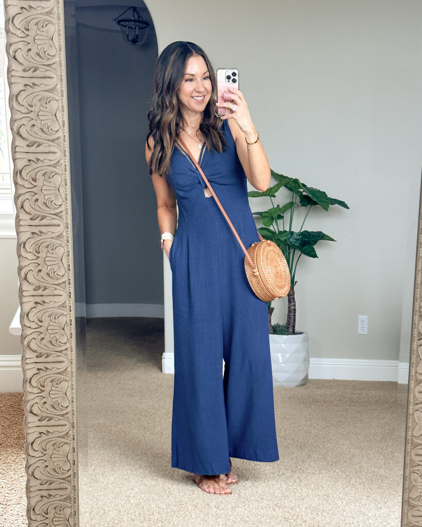 romper, blue romper, best seller, top 10 fashion, amazon outfit, women's summer outfit inspo crossbody bag 