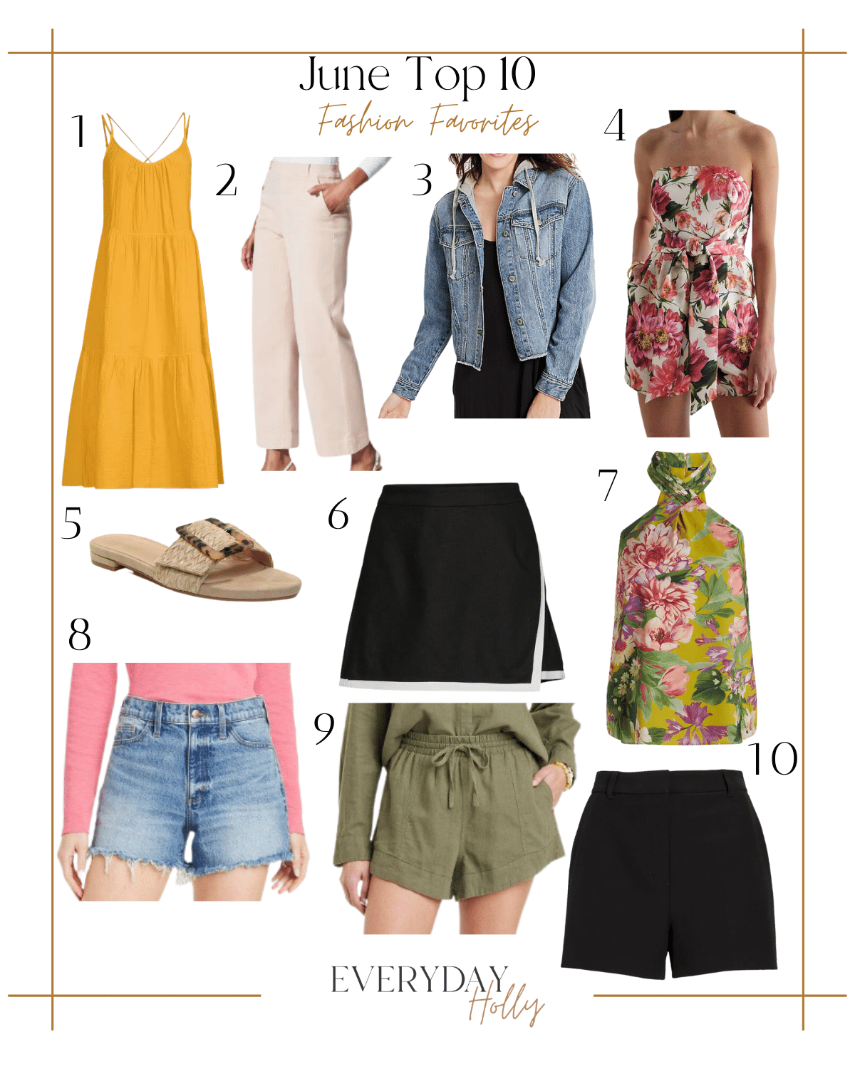 fashion favorites, june fashion top 10, best seller, best selling items 