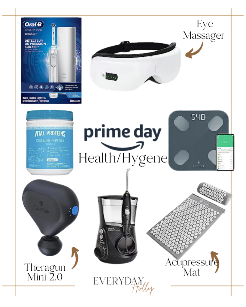 Amazon Prime Day Health and Hygiene | toothbrush | massager | vitamins | supplements | scale | Accupressure mat