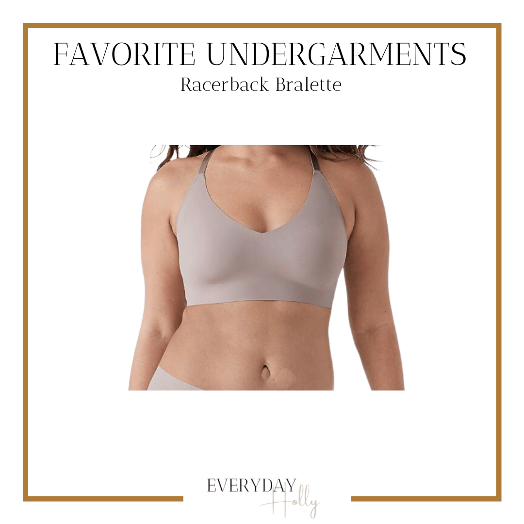 Favorite Undergarments | #noshow #bralette #fashion #amazon #neutral #strap #lace #halter #comfy #cozy #undergarment #bra #time #all