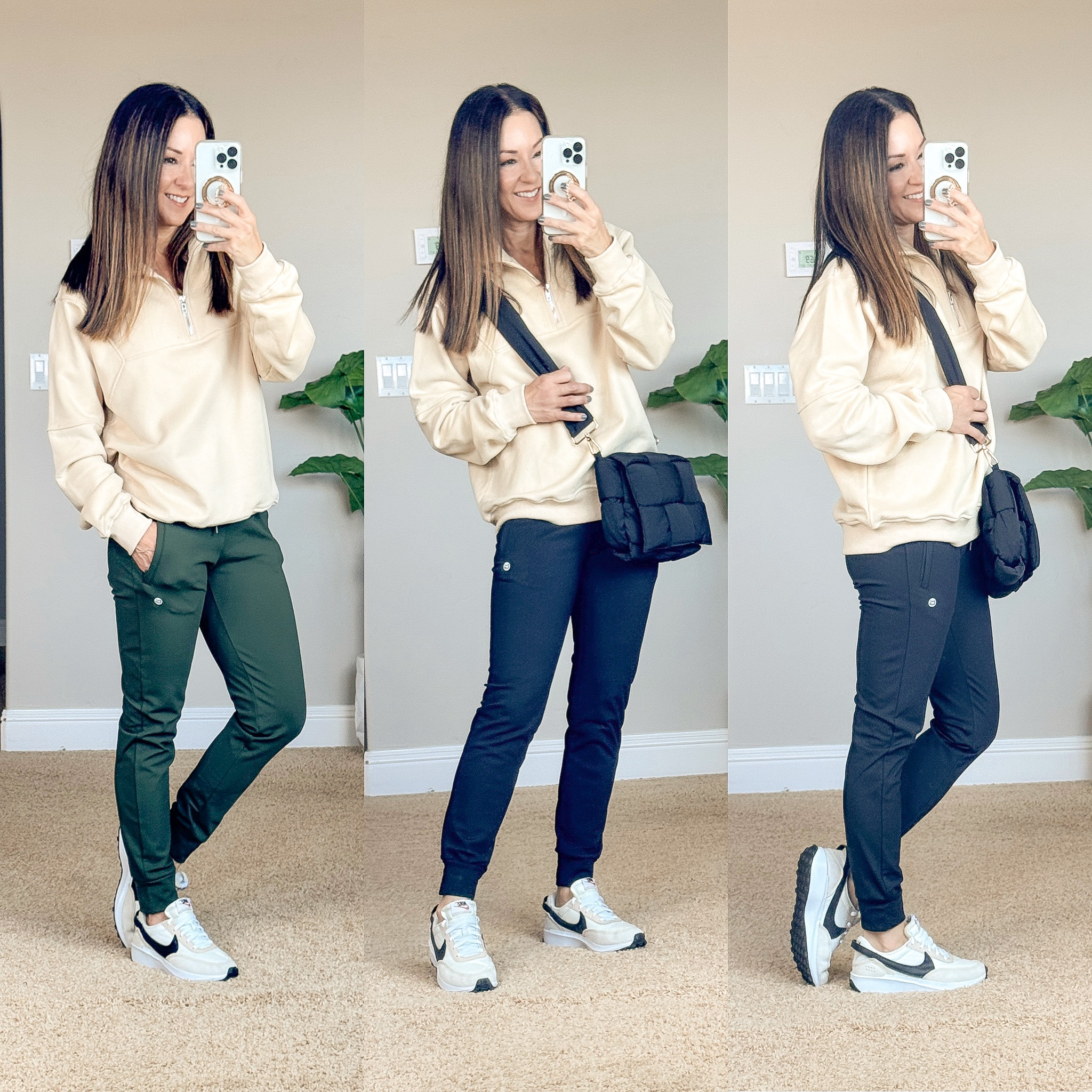 My Top 24 Fashion Favorites of 2024 | outfit inspo, outfit ideas, black pants, leggings, athleisure, outfit ideas, sneakers, jacket, zipup, purses, joggers, cargo joggers, crossbody bag, fleece lined joggers, fleece lined, winter outfit, winter athleisure, winter jackets