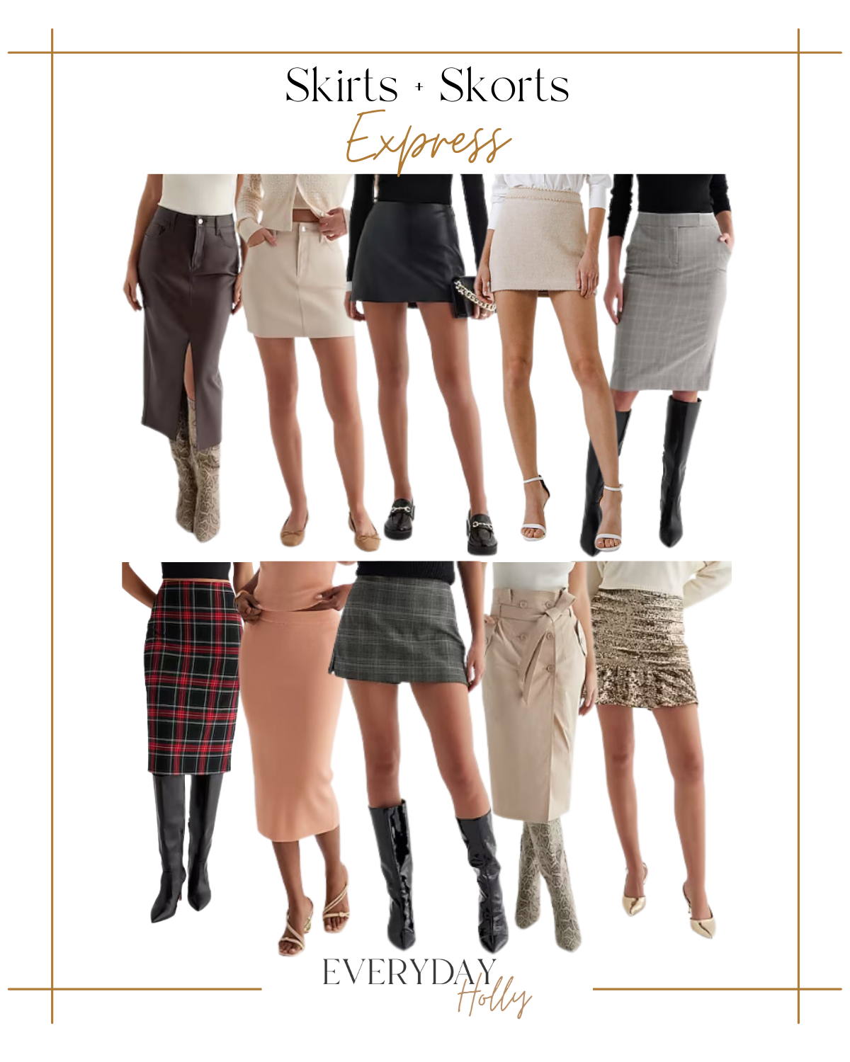 The Best Styles for Every Occasion + Travel Essentials | #best #styles #every #occasion #travel #essentials #musthaves #express #skirt #skort #pencilskirt #plaid #fall #fallfashion #falloutfits