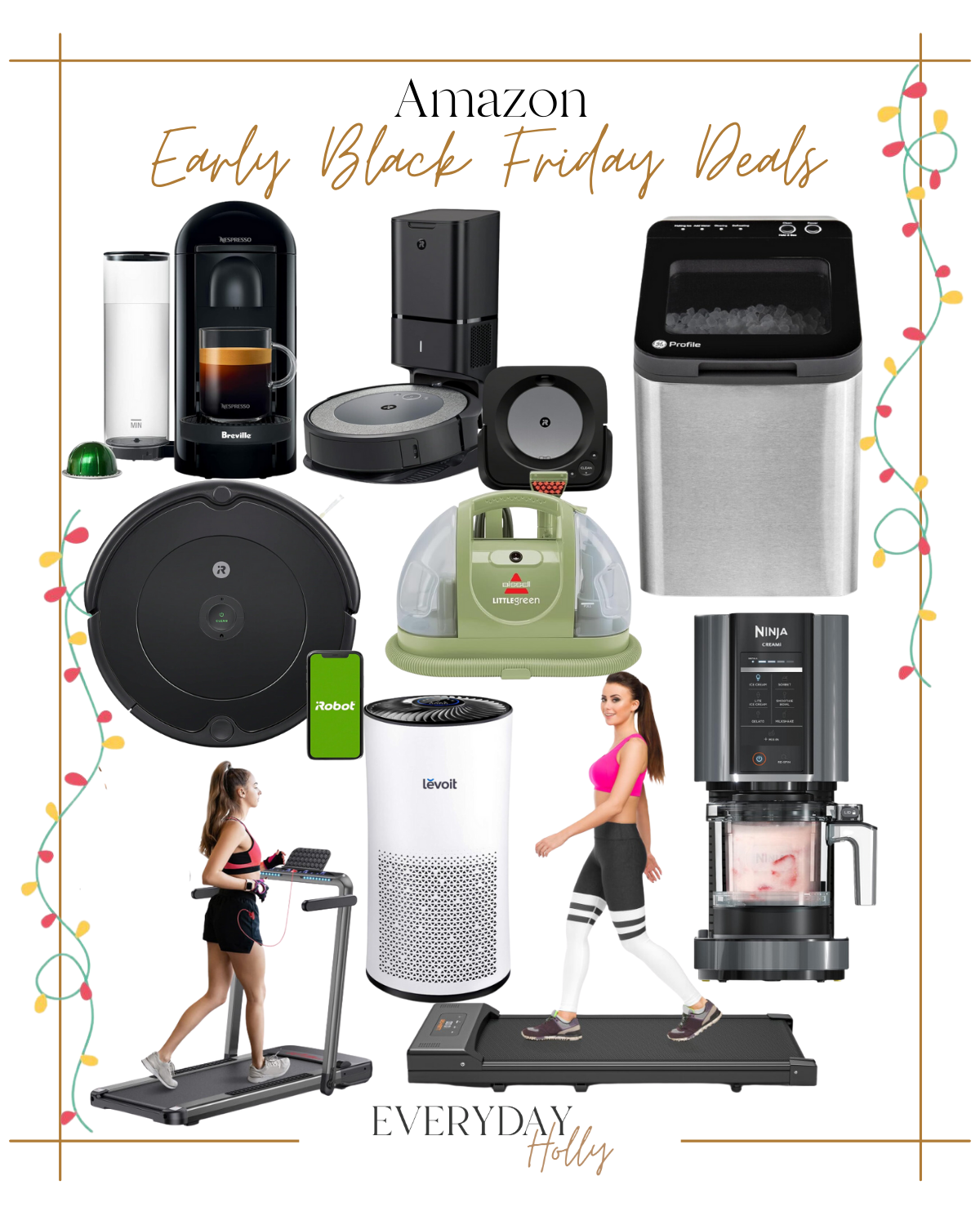 shop early black friday deals now | #shop #blackfriday #deals #earlyblackfriday #home #kitchen #amazon #treadmill #homeoffice #ninjacreami #nespresso #vacuum #roomba #icemaker