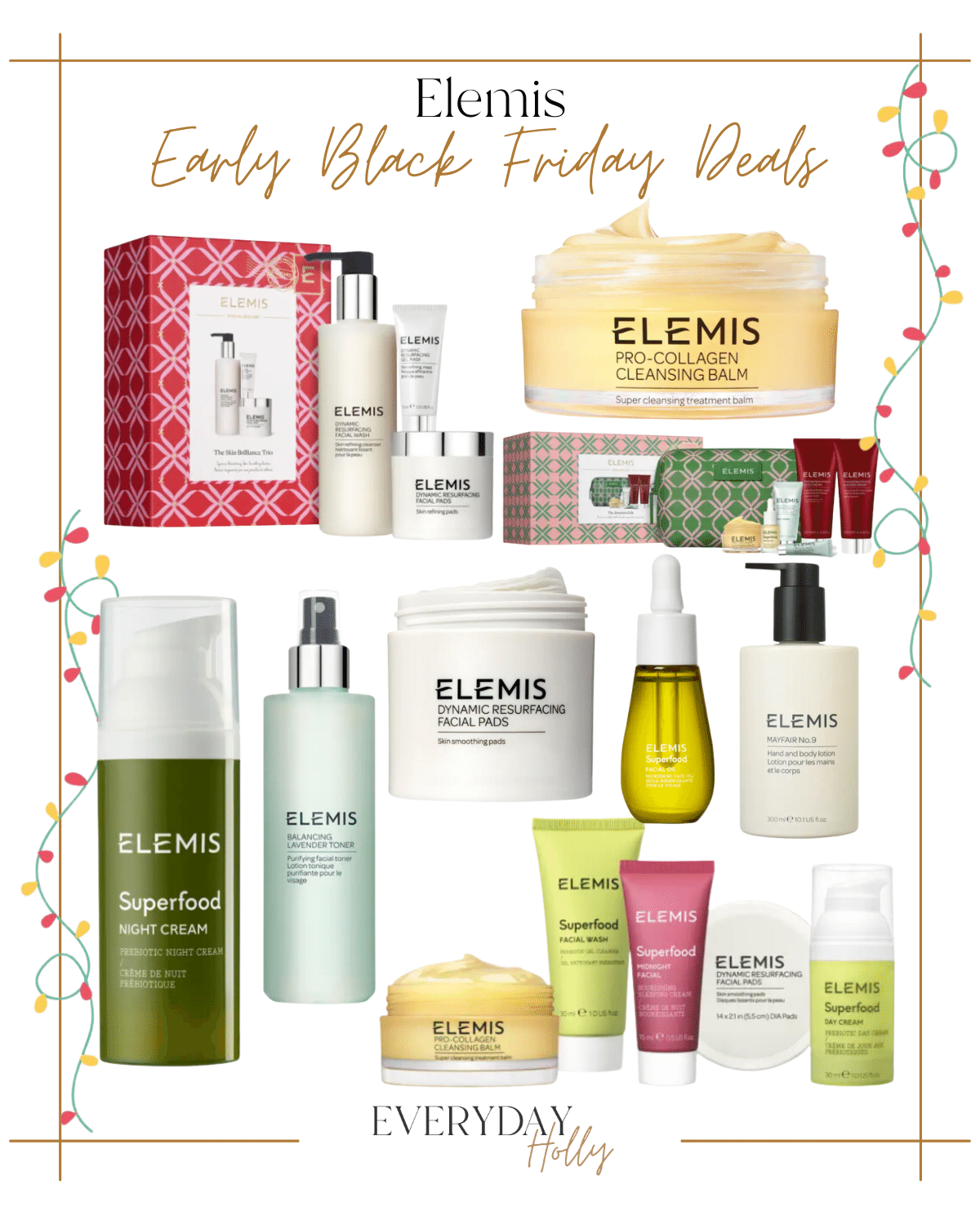 shop early black friday deals now | #shop #blackfriday #deals #earlyblackfriday #elemis #skincare #cleanse #balm #facialoil #giftset #beauty #beautykit #skincarekit