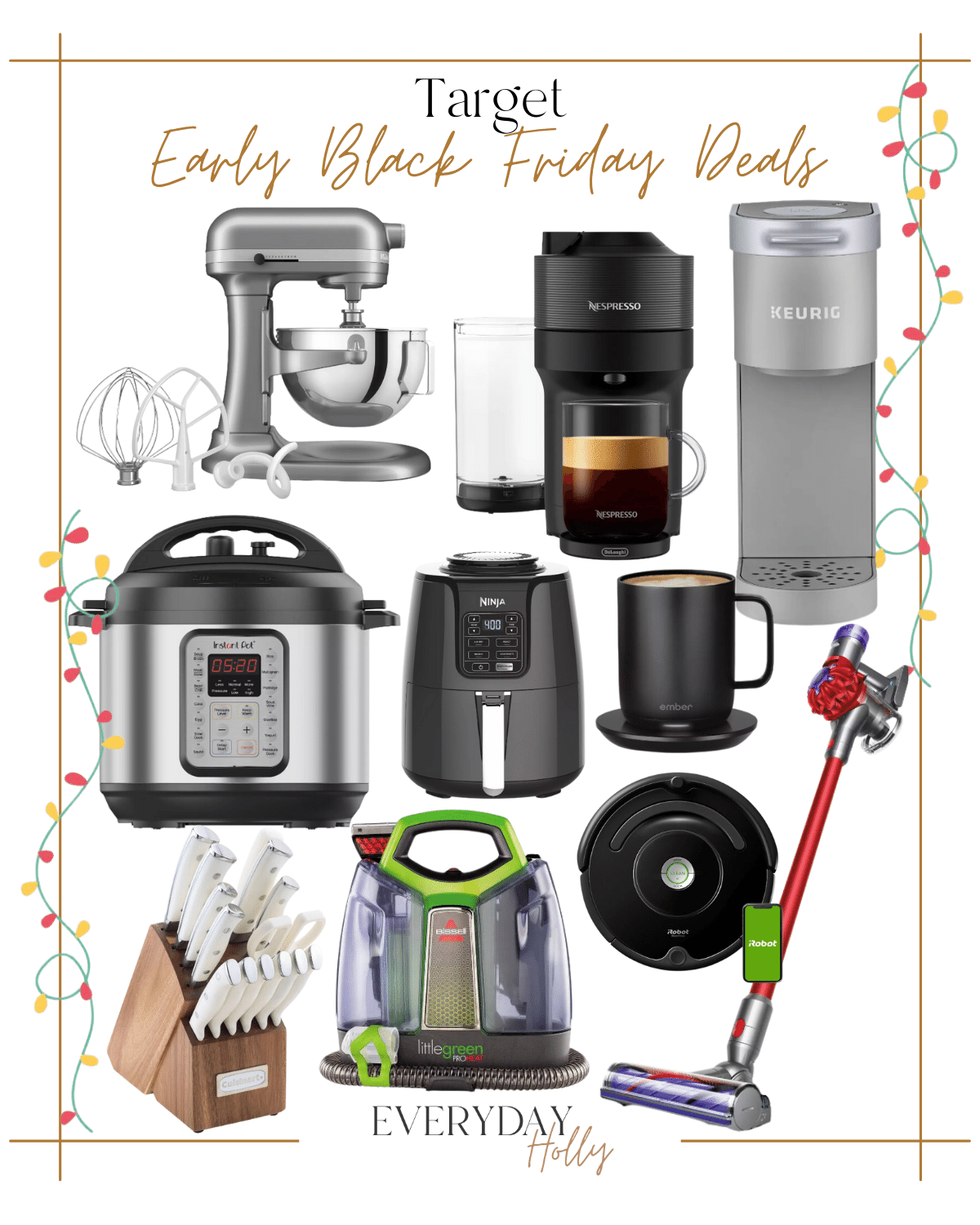 shop early black friday deals now | #shop #blackfriday #deals #earlyblackfriday #home #kitchenaid #nespresso #keurig #coffee #instantpot #dyson #airfryer #knifeset #deepclean #cleaning #kitchen #home