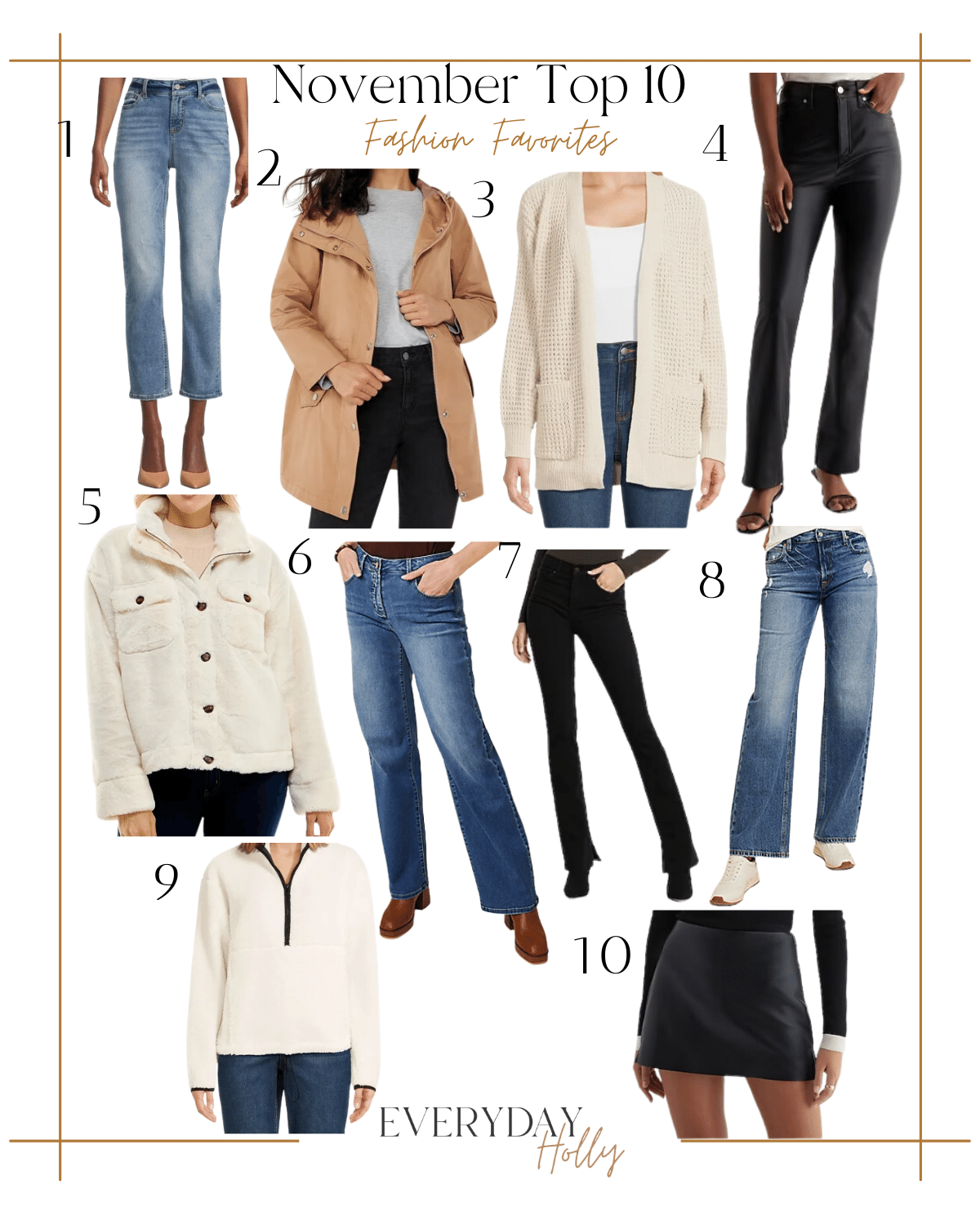 top 10 hottest best seller | #hottest #bestseller #november #top10 #trending #amazon #fashion #LTK #jeans #denim #cardigan #jacket #winter #shacket #fauxleather #skort #hoodie #zipup