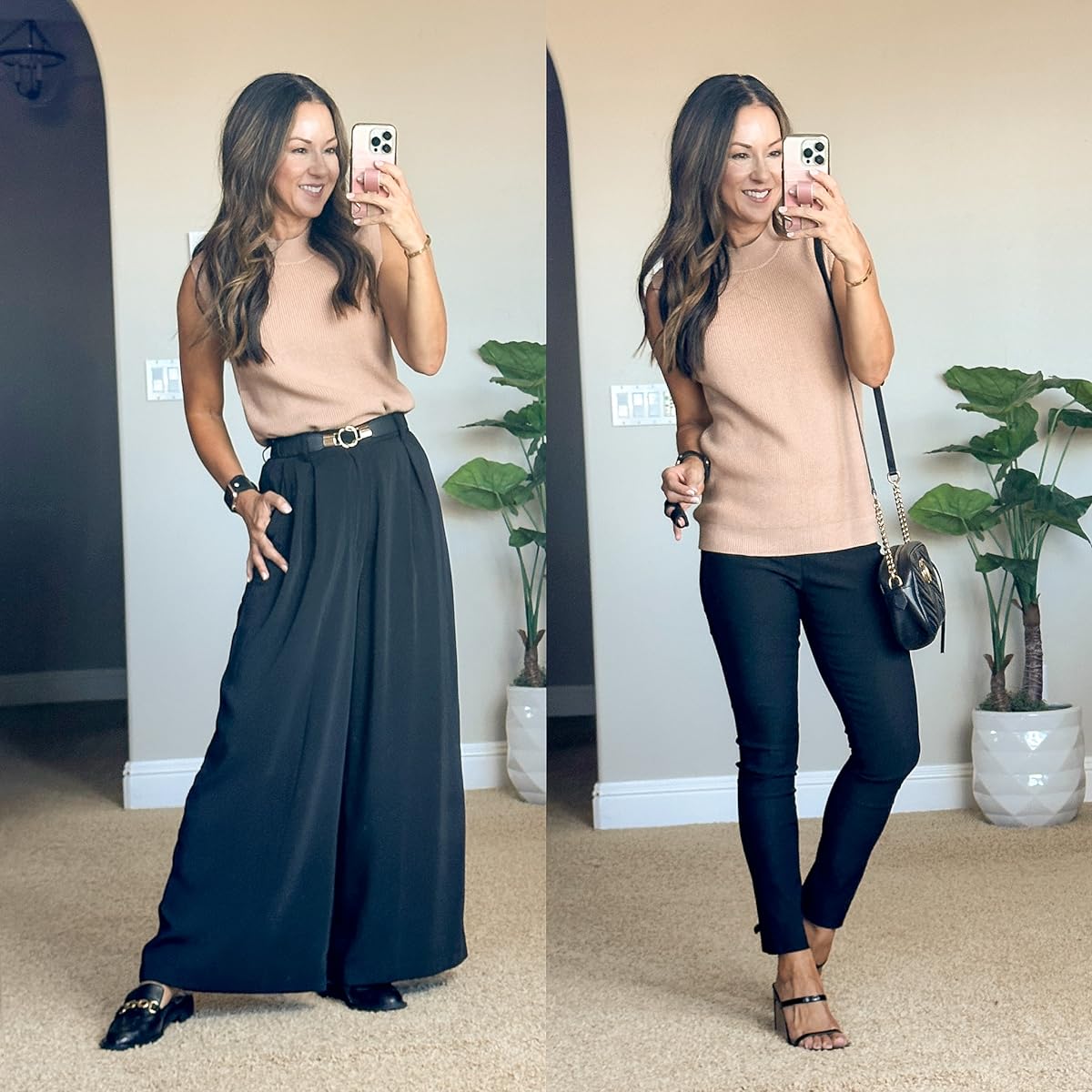 My Top 24 Fashion Favorites of 2024 | outfit inspo, outfit ideas, purses, joggers, cargo joggers, crossbody bag, fashion, fashion favorites, fashion finds, outfit inspo, workwear, workwear outfit, neutral, wide leg pants, mules, heels, sweater, mock neck