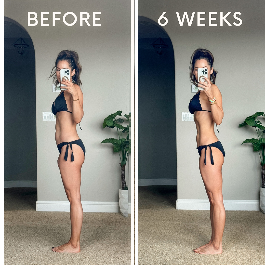 how to stay healthy and fit at any age | healthy, lifestyle, fitness, workout, at home workout, six week results, progress images, fitness pictures