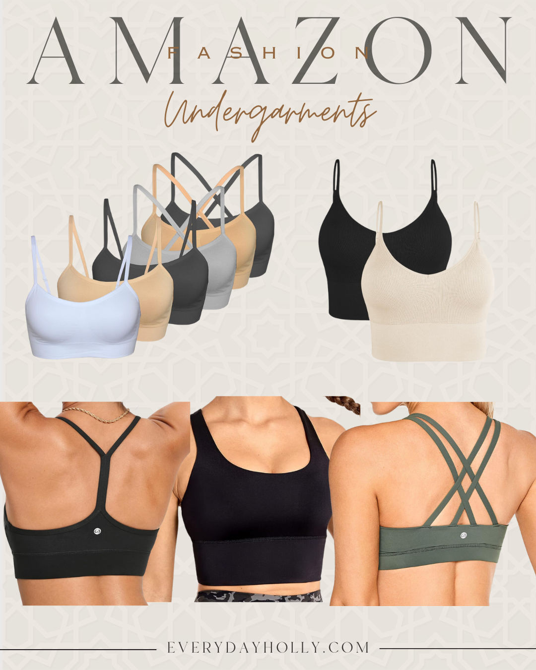 new and trending activewear + athleisure styles amazon | activewear, athleisure, workout clothes, gym outfit, gym clothes, amazon fashion, mini dress, tennis dress, tank top, long sleeve tee, golf polo, high neck tank