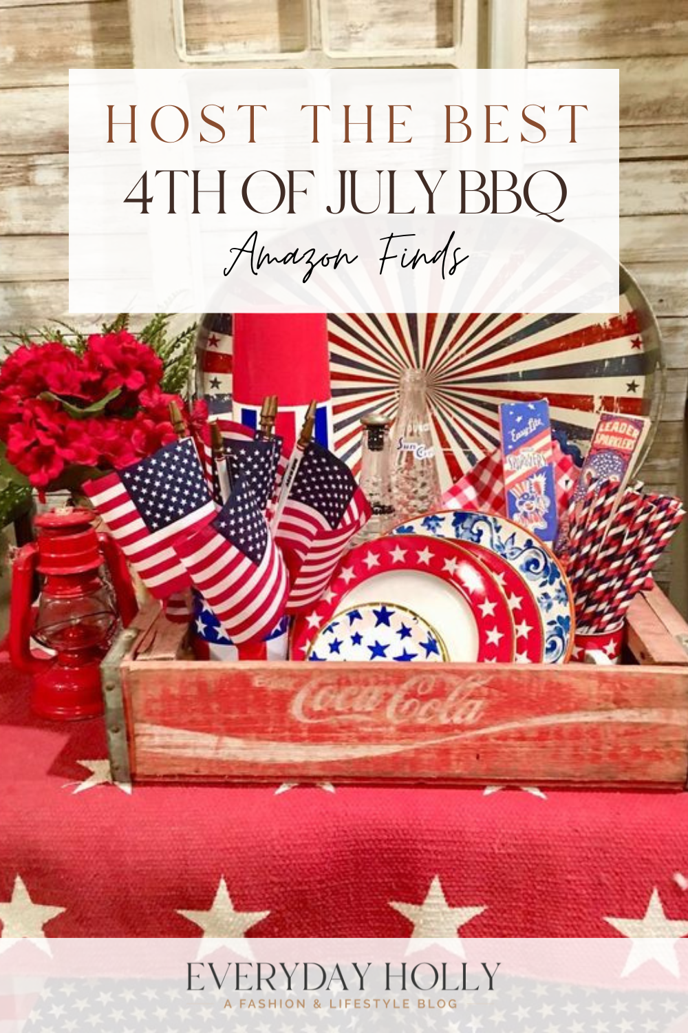 Host the Best 4th of July BBQ Amazon Finds | 4th of July, 4th of July party, 4th of July BBQ, outdoor entertaining, red white and blue, red white and blue party