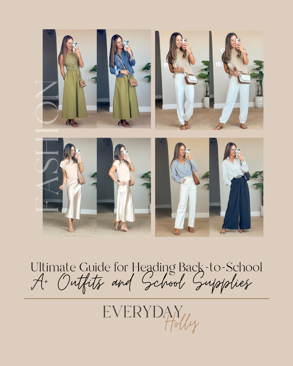 ultimate guide for heading back-to-school A+ outfits and school supplies | teacher outfits, school supplies, back to school, school year