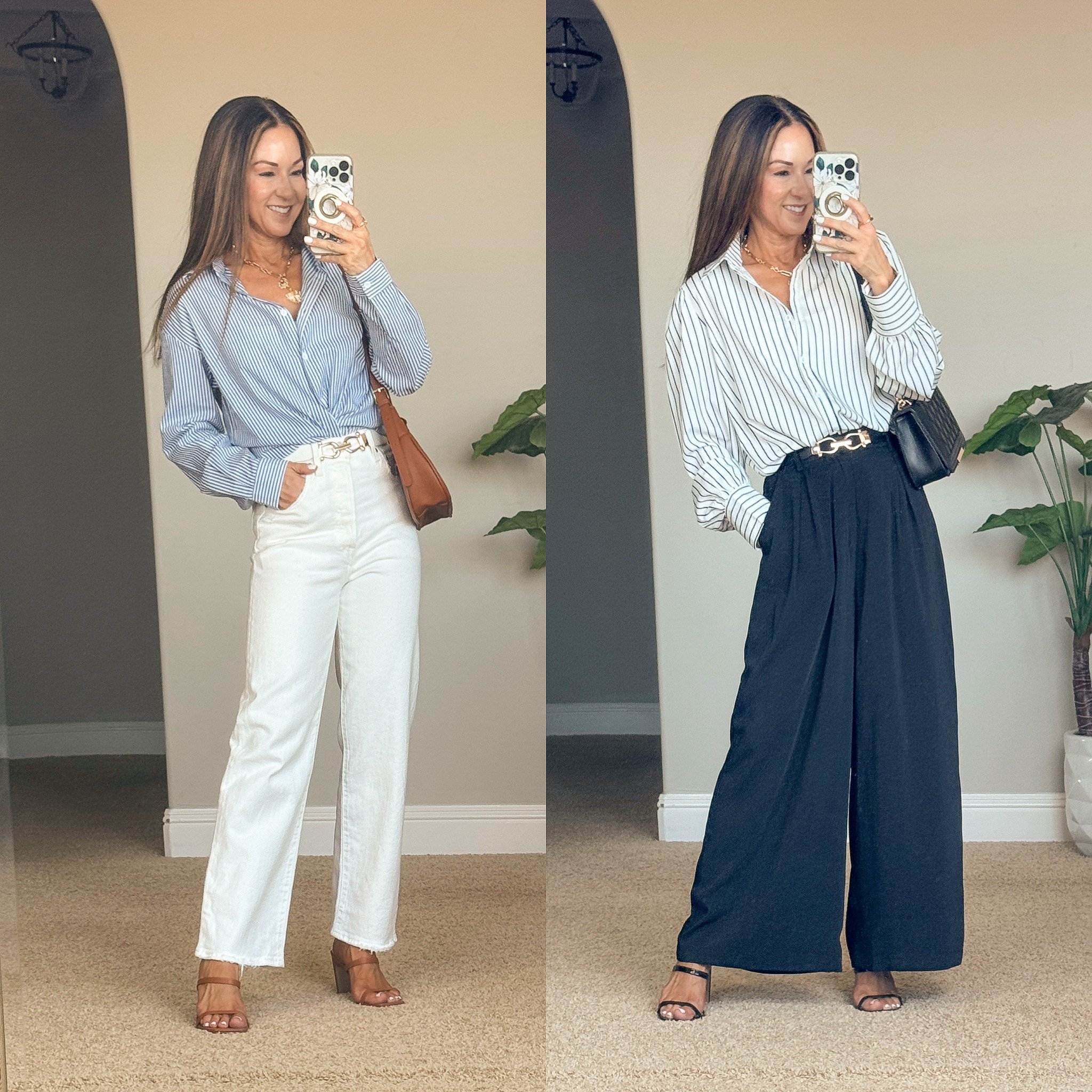 july style recap shop teacher outfits, summer styles and more | july, style recap, outfit recap, summer fashion, trending fashion, workwear, summer work outfit, work style, teacher outfit, button down