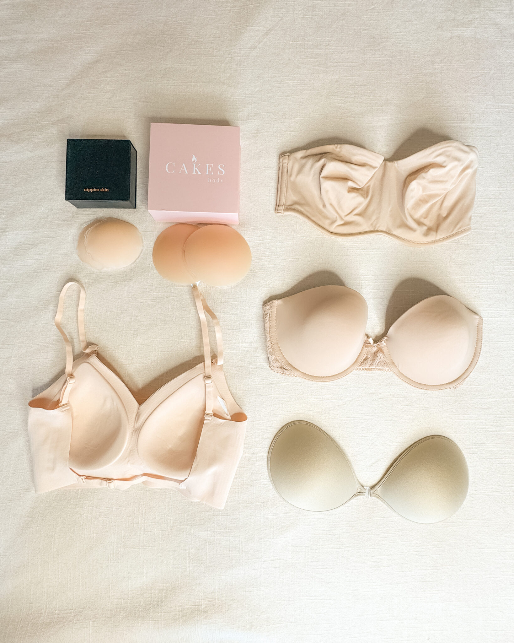 My Tried and True Undergarments for Everyday Wear + Special Occasions, bras, underwear, accessories, nipple covers, strapless, sticky bra