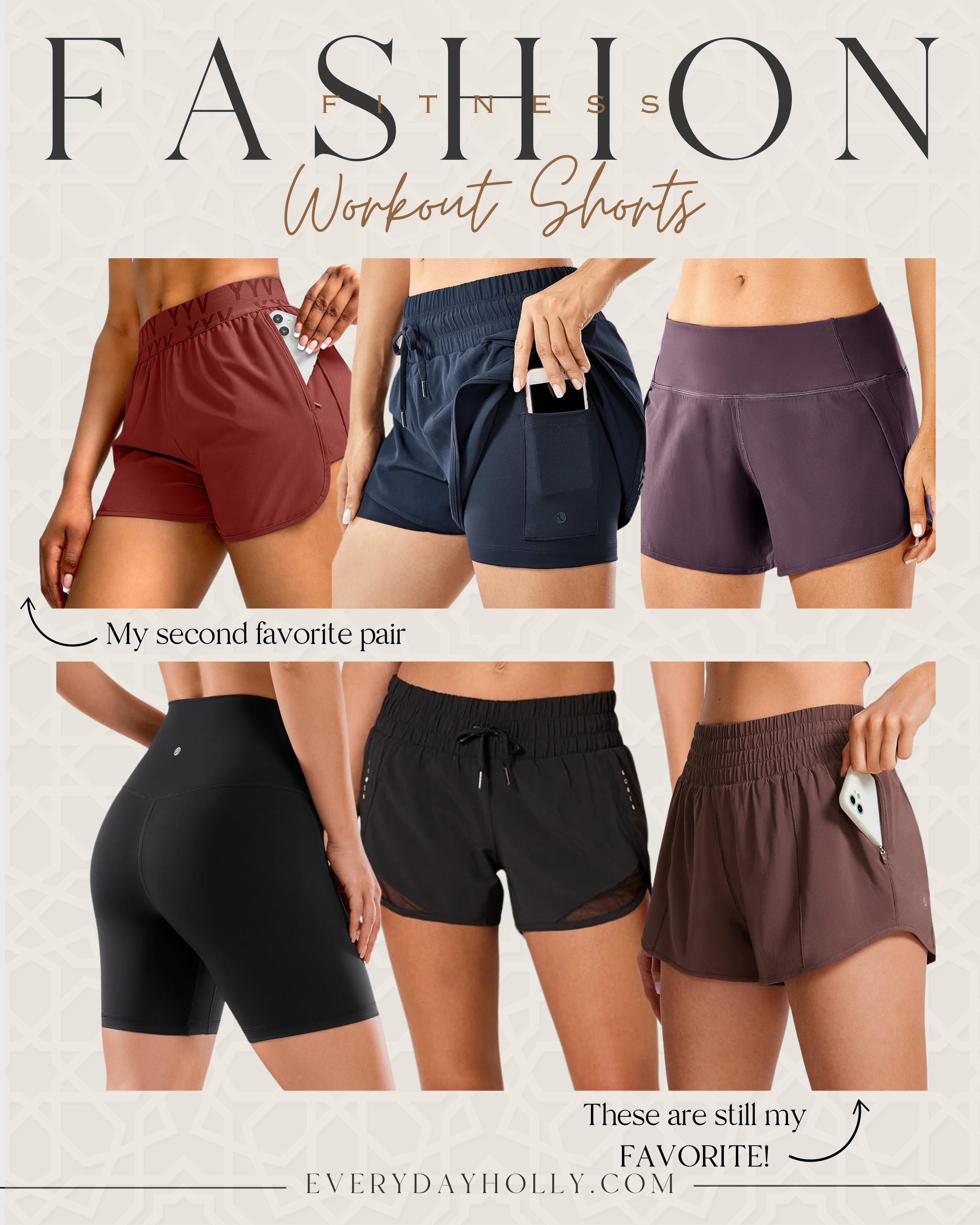 Get Fit, Stay Healthy, and Achieve Your Best Self This New Year | workout shorts, workout pants, workout outfits, exercise outfits, shorts with pockets, active shorts, biker shorts