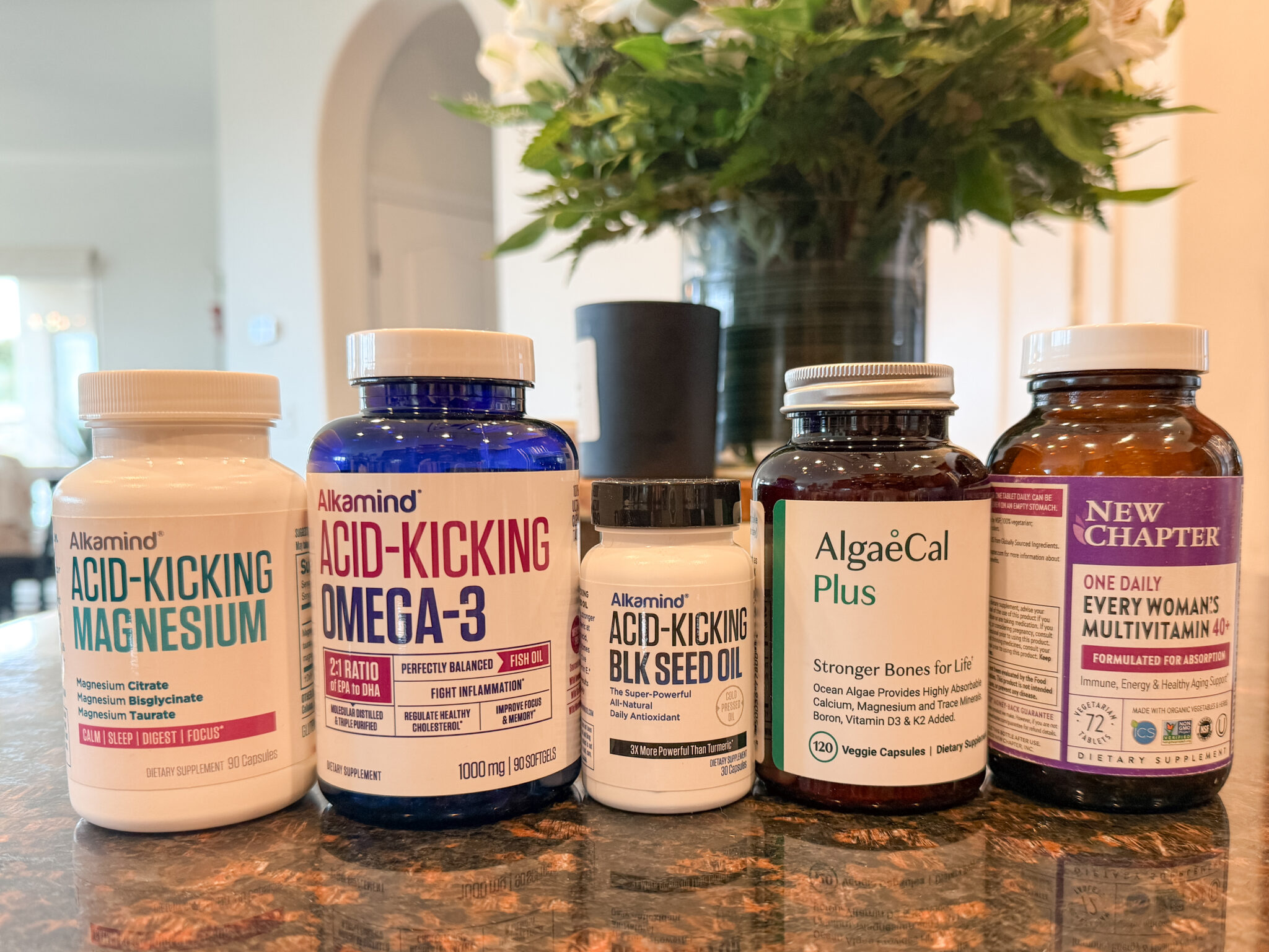 Get Fit, Stay Healthy, and Achieve Your Best Self This New Year | supplements, workout, health and wellness, wellness, vitamins, multivitamins, over 40 vitamins, magnesium, low acid supplements, omega 3,calcium