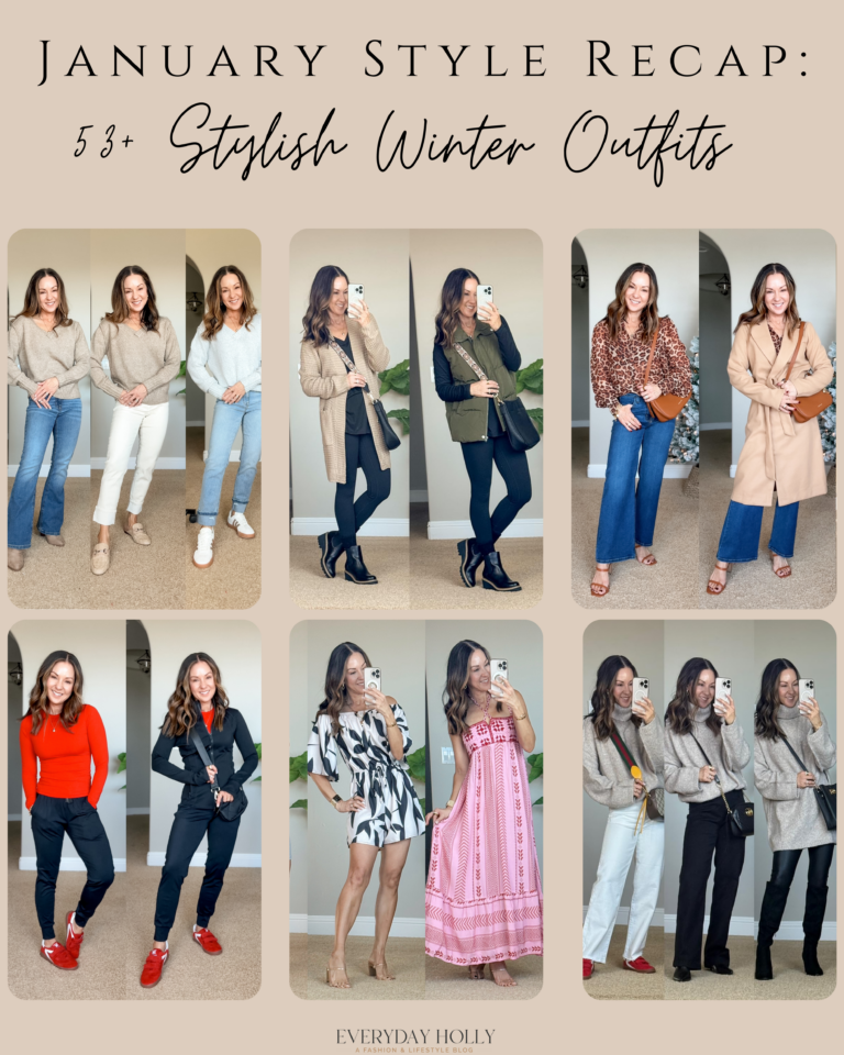 January Style Recap: 53+ Stylish Winter Outfits You’ll Love