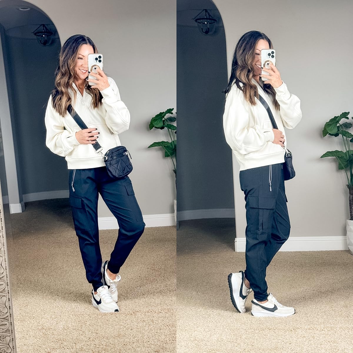 January Style Recap: 53+ Stylish Winter Outfits You'll Love | athleisure, joggers, outfit inspo, petite athleisure, petite outfits, petite outfit inspo, winter athleisure, gym outfits, fleece jacket, zip ups, half zip